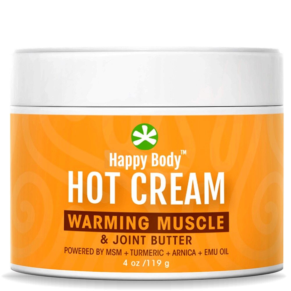 MSM, Turmeric Hot Cream - By Happy Body
