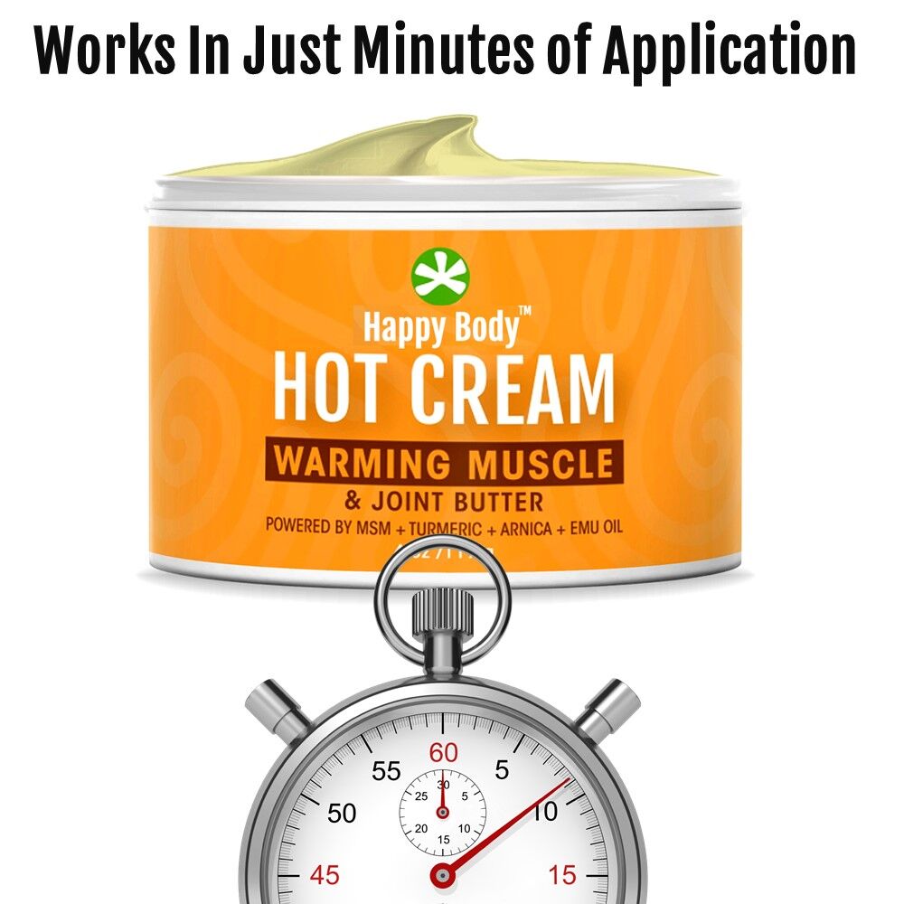 Hot Cream, Advanced Muscle & Joint Butter – 4 oz. Jar - Image 4