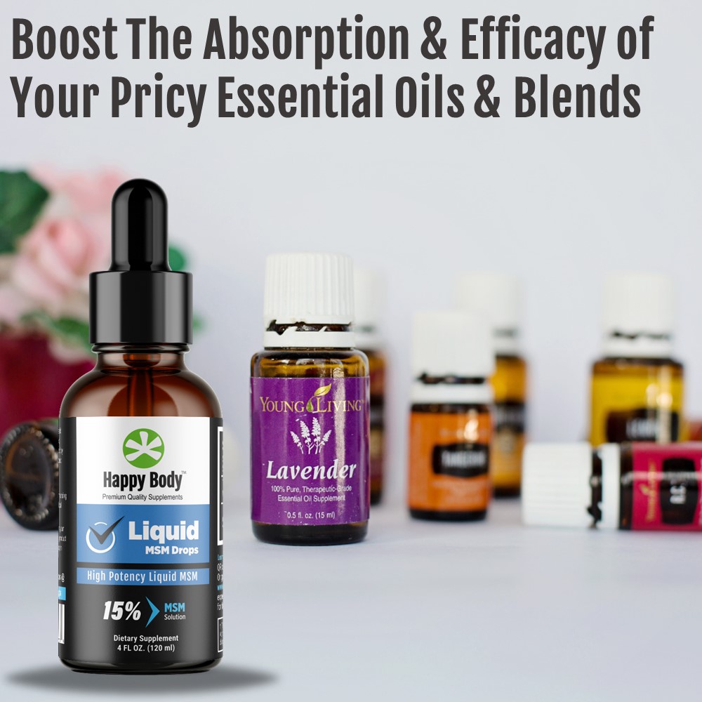 MSM Drops Boost Essential Oils
