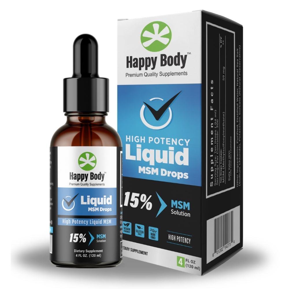 Liquid MSM Drops - 4 fl.oz. Bottle - Image 2